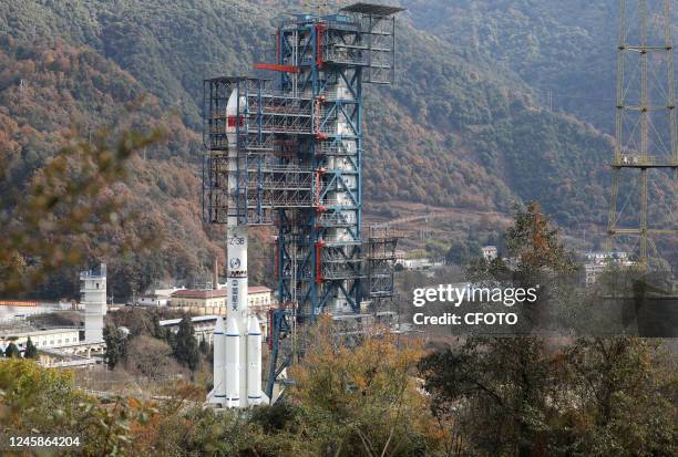 Long March-3B carrier rocket lifts off China's Test 10 02 satellite from Xichang Satellite Launch Center in Xichang, Sichuan Province, China,...