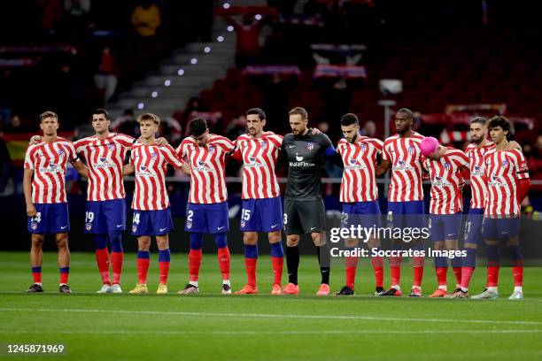 Marcos Llorente of Atletico Madrid, Alvaro Morata of Atletico Madrid, Marcos Llorente of Atletico Madrid, Jose Maria Gimenez of Atletico Madrid,...