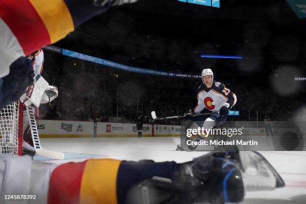 Logan O'Connor of the Colorado Avalanche skates against the Los Angeles Kings at Ball Arena on December 29, 2022 in Denver, Colorado. The Kings...