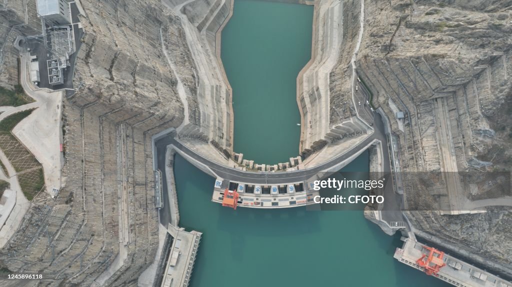 The World's Seventh Largest Hydropower Station Wudongde Hydropower Station