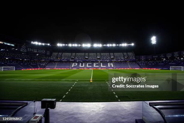 Stadium of Real Valladolid during the La Liga Santander match between Real Valladolid v Real Madrid at the Estadio Nuevo Jose Zorrilla on December...