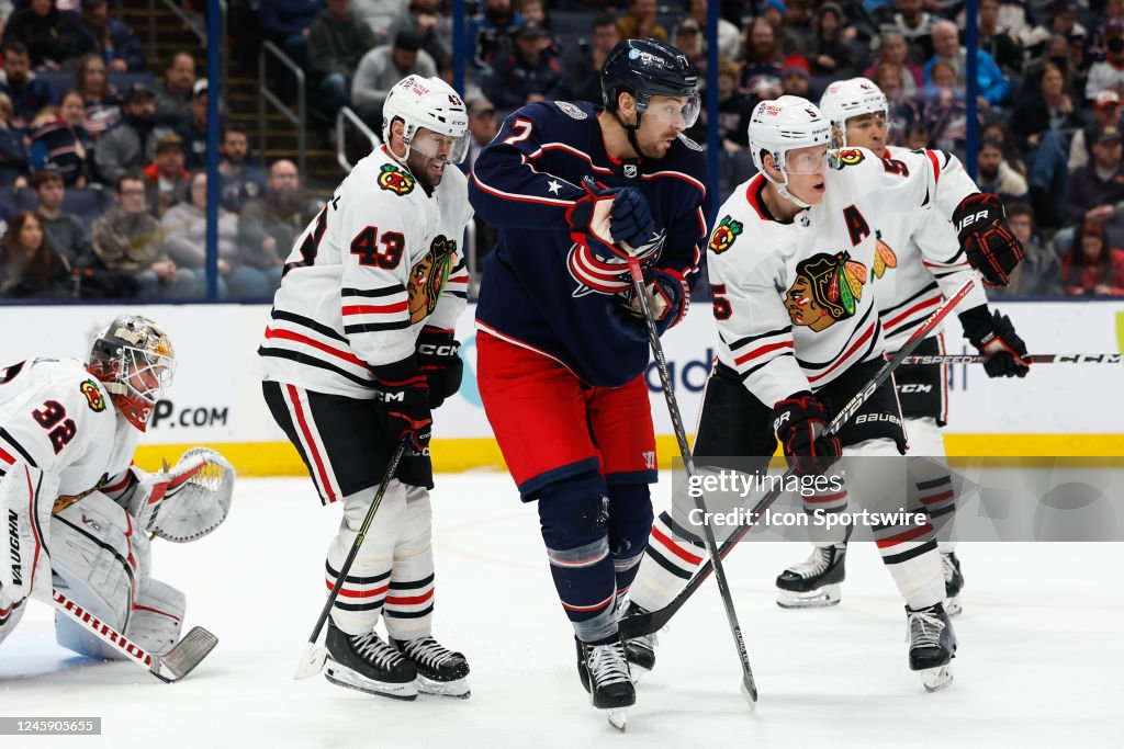 NHL: DEC 31 Blackhawks at Blue Jackets