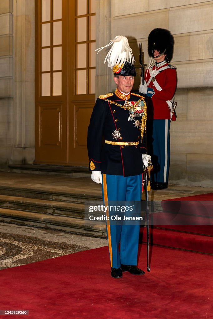 Danish Queen Margrethe Hosts New Year's Levee In Copenhagen