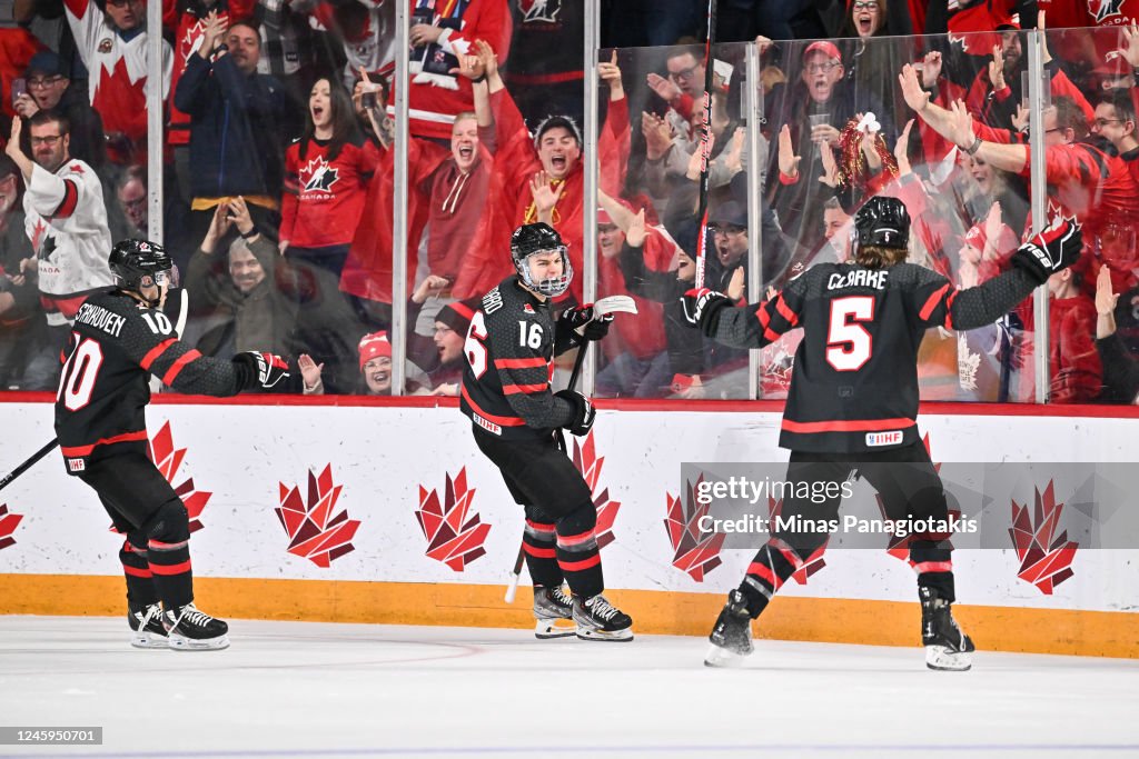 Canada v Slovakia: Quarterfinals - 2023 IIHF World Junior Championship