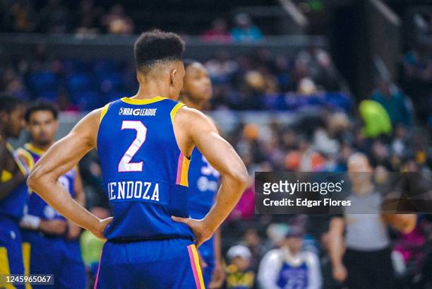 Rigoberto Mendoza of the Mexico City Capitanes looks on against the Salt Lake City Stars on December 30, 2022 in Mexico City, Mexico at Arena Ciudad...