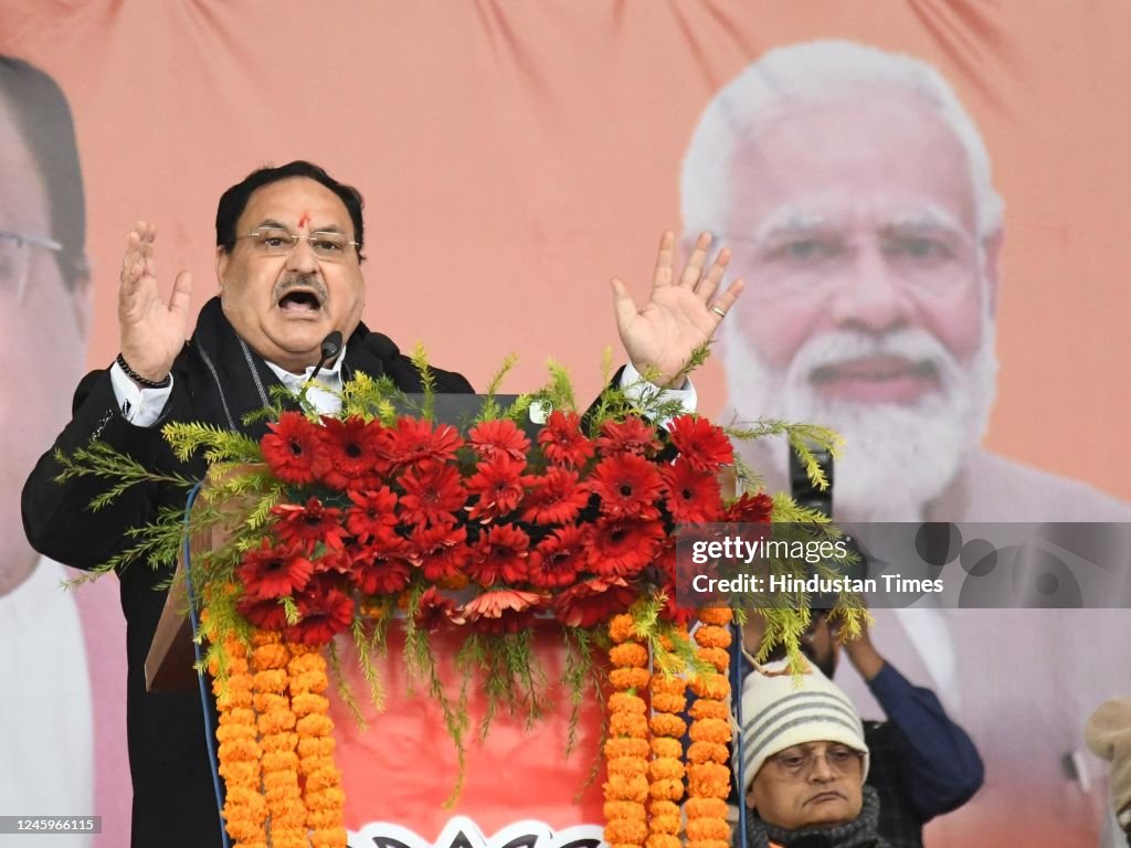 BJP National President J.P. Nadda Addresses Public Meeting In Bihar