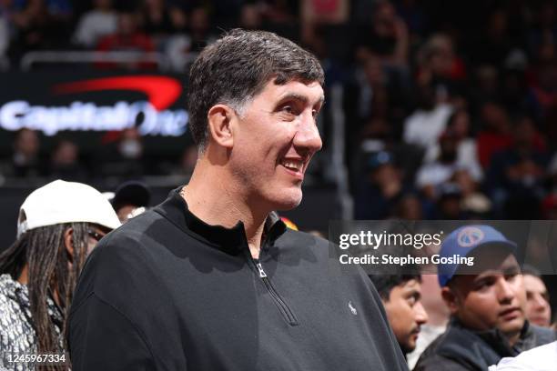 Gheorghe Muresan attends the game between the Dallas Mavericks and the Washington Wizards on November 10, 2022 at Capital One Arena in Washington,...