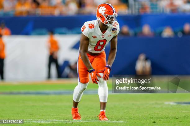 Clemson Tigers wide receiver Adam Randall lines up for a play during the Capital One Orange Bowl between the Tennessee Volunteers and the Clemson...