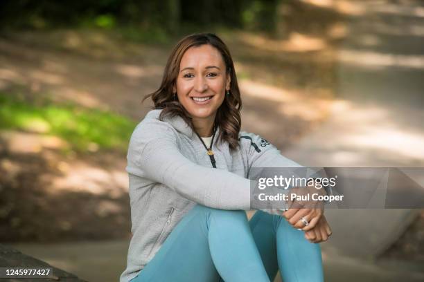 Former track and field athlete Jessica Ennis is photographed on September 21, 2022 in Sheffield, England.