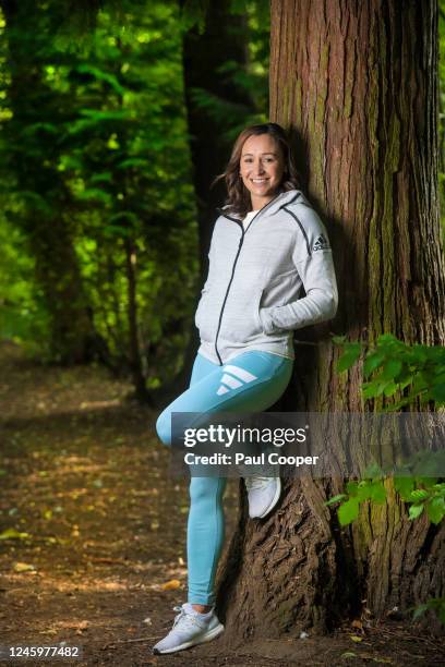 Former track and field athlete Jessica Ennis is photographed on September 21, 2022 in Sheffield, England.