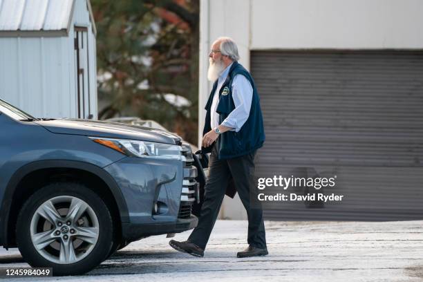 Bill Thompson, Latah County prosecutor, walks outside of the Latah County Courthouse on January 4, 2023 in Moscow, Idaho. A suspect, Bryan Kohberger,...