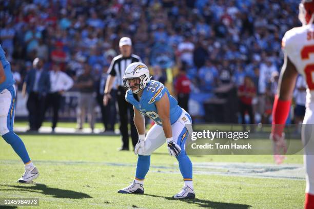 San Diego Chargers running back Danny Woodhead in action during an NFL football game between the Kansas City Chiefs and the San Diego Chargers...