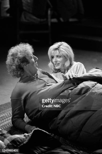 Love Native American Style Episode 5 -- Pictured: Gene Wilder as Gene Bergman, Marla Maples as Donna --