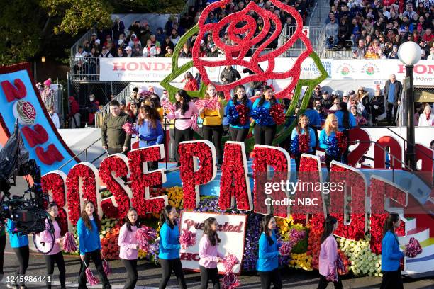 The 134rd Tournament of Roses Parade" -- Pictured: Honda Rose Parade Float --