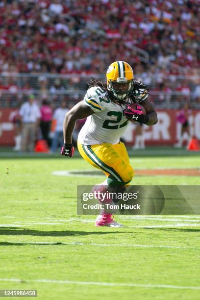 Green Bay Packers running back Eddie Lacy in action during an NFL football game between the Green Bay Packers and the San Francisco 49ers Sunday,...