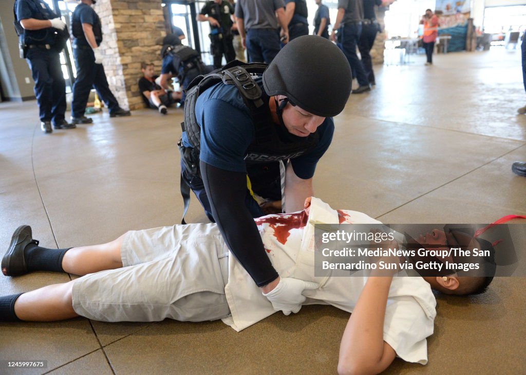 San Bernardino, CA active shooter drill