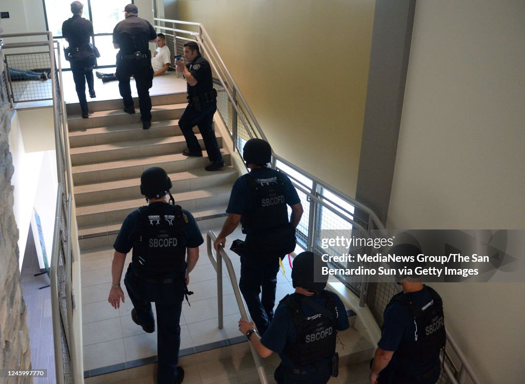 San Bernardino, CA active shooter drill