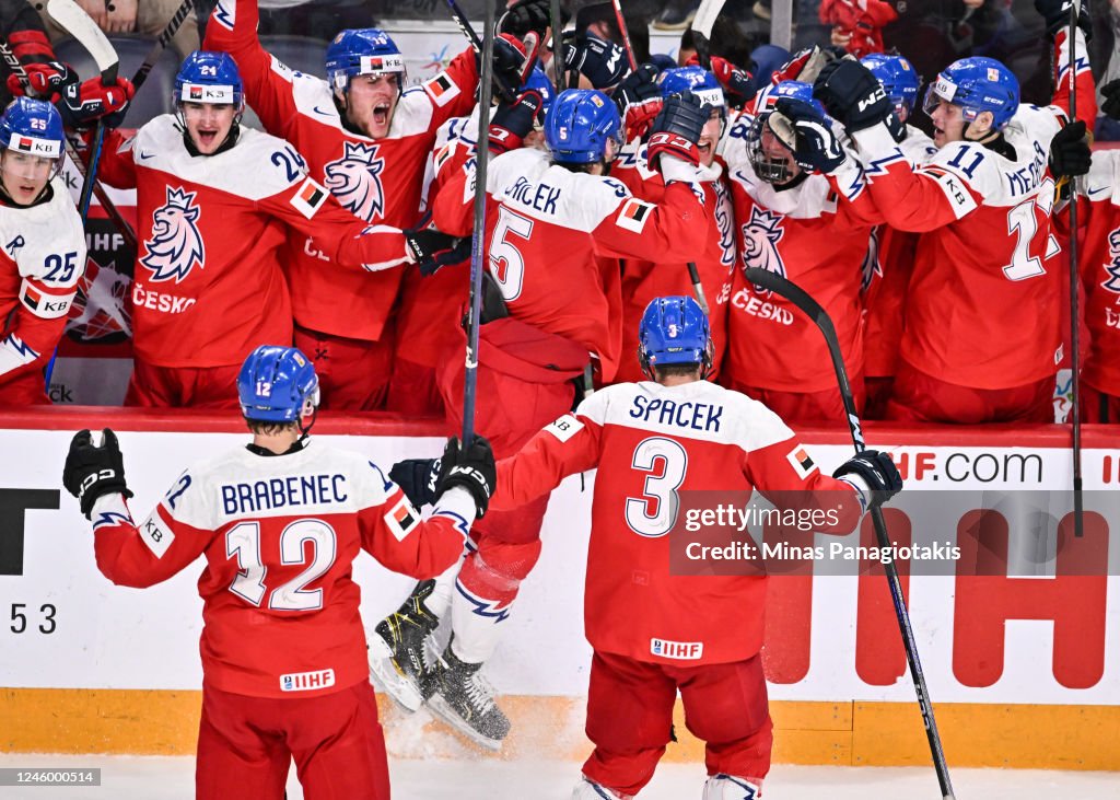 Czech Republic v Sweden: 2023 IIHF World Junior Championship