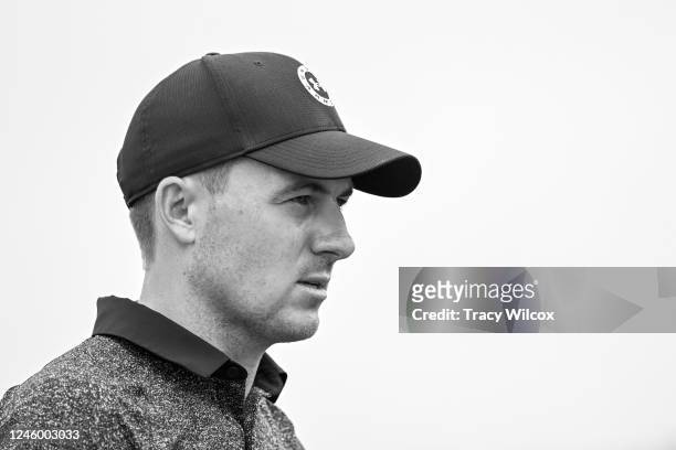 Jordan Spieth walks on the course prior to the Sentry Tournament of Champions on The Plantation Course at Kapalua on January 4, 2023 in Kapalua,...