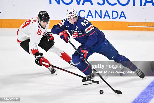 United States of America v Canada: 2023 IIHF World Junior Championship United States of America v Canada: 2023 IIHF World Junior Championship