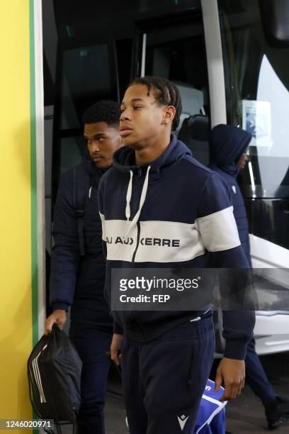 Kevin DANOIS during the Ligue 1 Uber Eats match between FC Nantes and AJ Auxerre at Beaujoire Stadium on January 1, 2023 in Nantes, France.