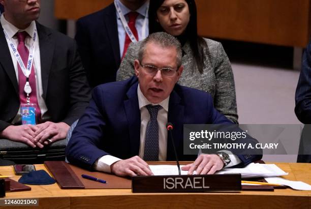 Israel Representative Israeli Ambassador To The United Nations Photos and Premium High Res ...
