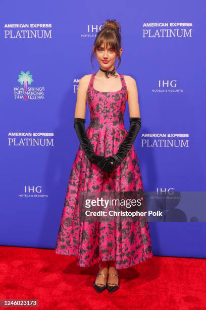 Julia Butters at the 2023 Palm Springs International Film Awards held at the Palm Springs Convention Center on January 5, 2023 in Palm Springs,...