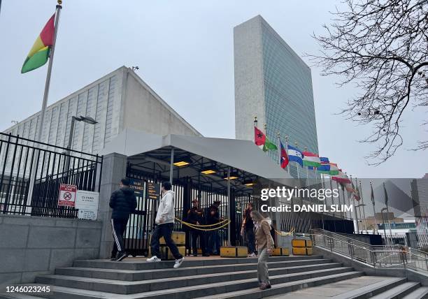 The United Nations headquarters in New York City seen on January 5, 2023.