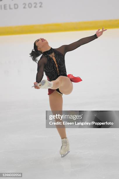Gabrielle Daleman of Canada competing in the ladies' free skating during the MK John Wilson Trophy, part of the ISU Grand Prix of Figure Skating...