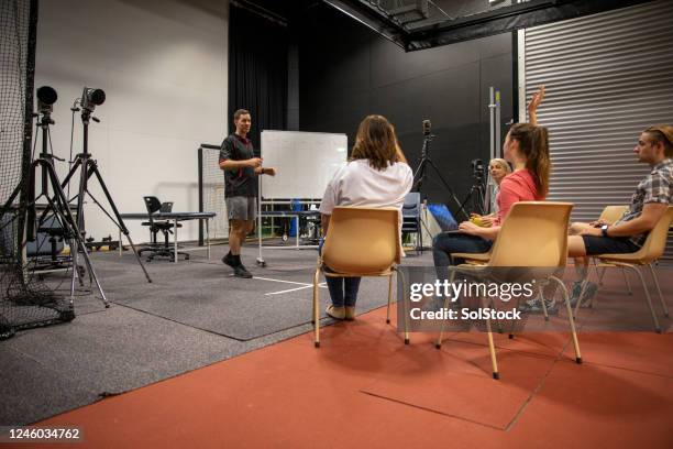 een sport science lezing - perth stockfoto's en -beelden