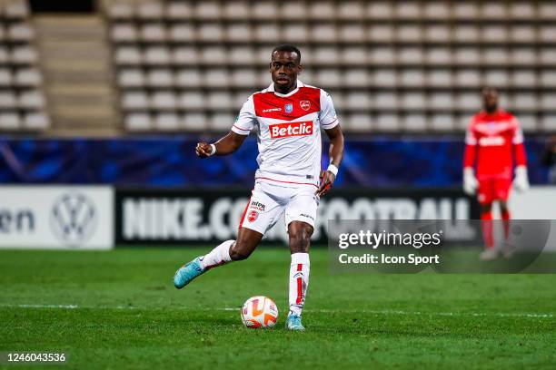 Jonathan Buatu-Mananga of Valenciennes during the French Cup match between PARIS FC and Valenciennes on January 6, 2023 in Paris, France.