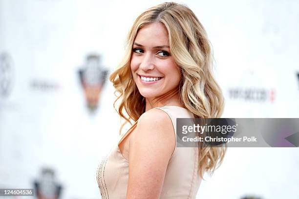 Personality Kristin Cavallari arrives at Comedy Central's Roast of Charlie Sheen held at Sony Studios on September 10, 2011 in Los Angeles,...