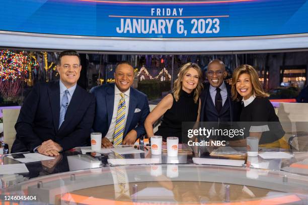 Al Roker, Carson Daly, Craig Melvin, Savannah Guthrie and Hoda Kotb on Friday, January 6, 2023 --