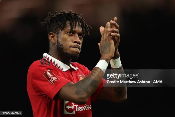 Fred of Manchester United at full time of the Emirates FA Cup Third... News  Photo - Getty Images