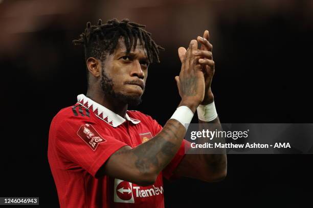 Fred of Manchester United at full time of the Emirates FA Cup Third... News Photo - Getty Images Fred of Manchester United at full time of the Emirates FA Cup Third... News Photo - Getty Images