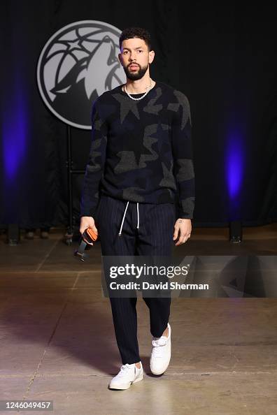 Austin Rivers Wolves Austin Rivers of the Minnesota Timberwolves arrives to the arena ...
