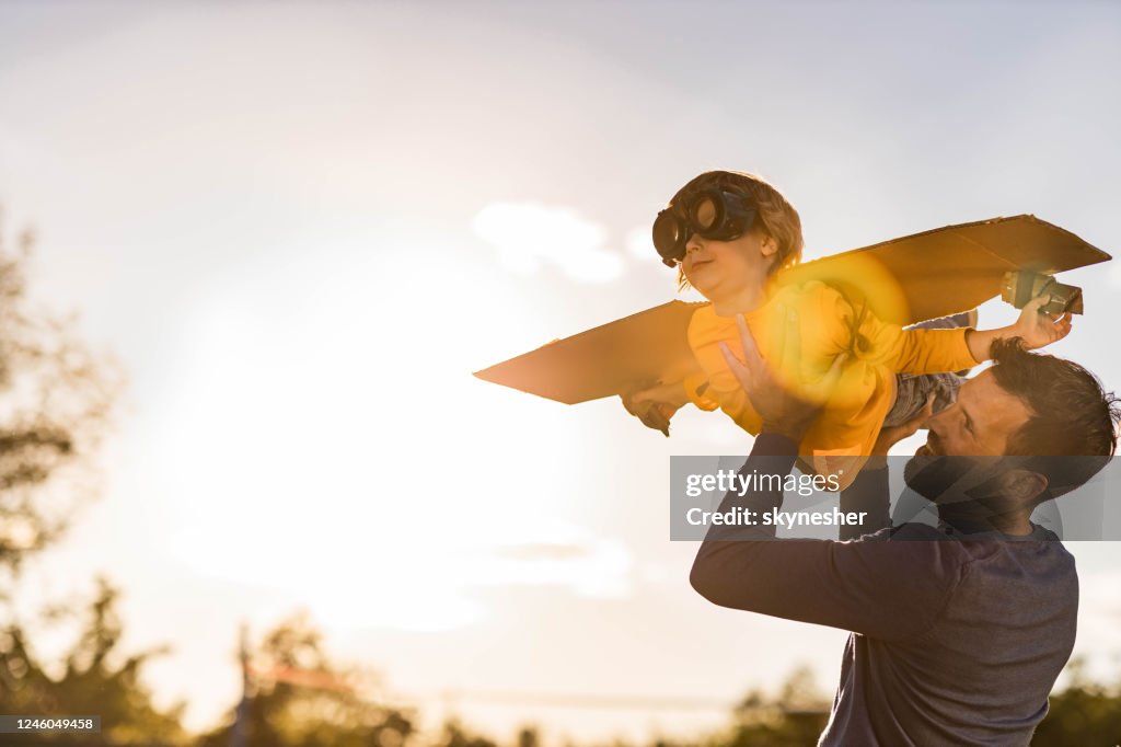 Daddy, I'm an airplane!