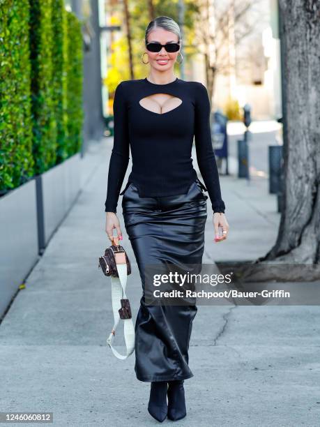 Chloe Sims is seen on January 06, 2023 in Los Angeles, California.