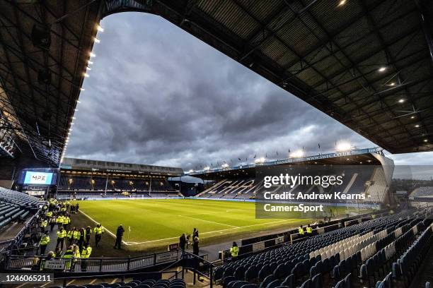 General view of the Hillsborough stadium during the Emirates FA Cup Third Round match at Hillsborough on January 07, 2023 in Sheffield, England.