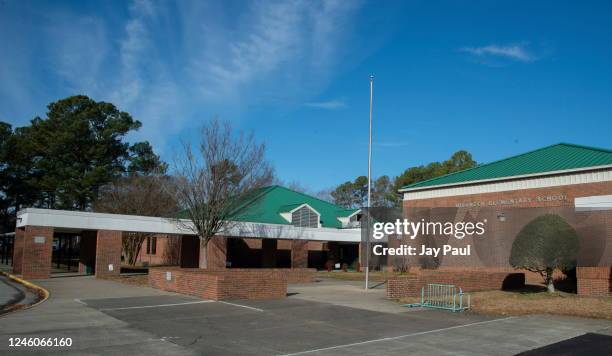 General view of Richneck Elementary School on January 7, 2023 in Newport News, Virginia. A 6-year-old student was taken into custody after reportedly...