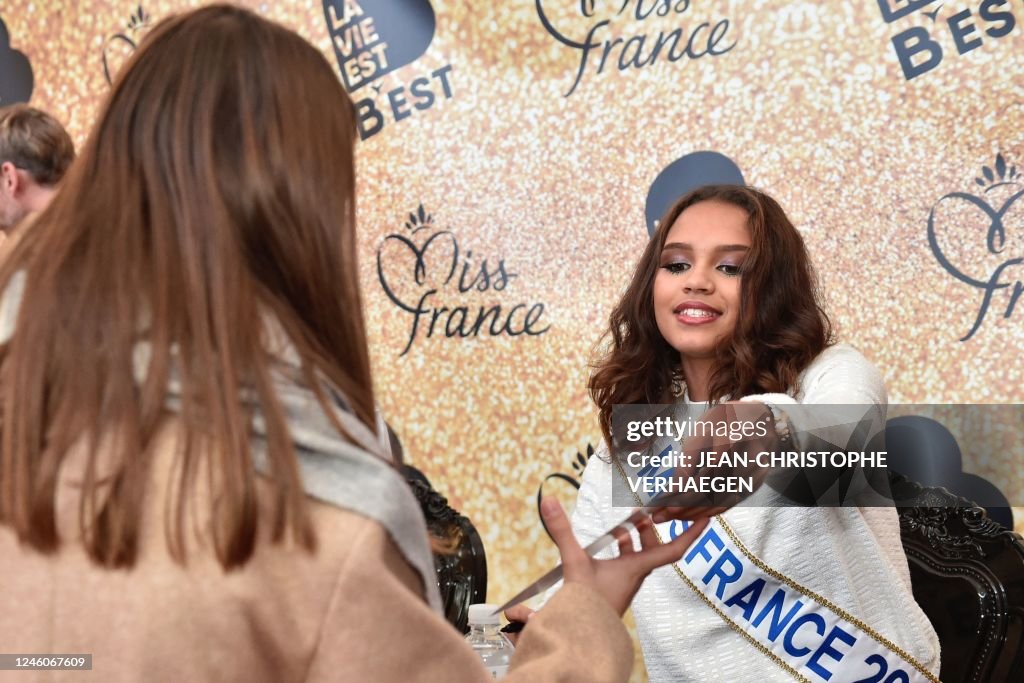 Miss France 2023 Indira Ampiot Signs Autographs During Her First miss-france-2023-indira-ampiot-signs-autographs-during-her-first