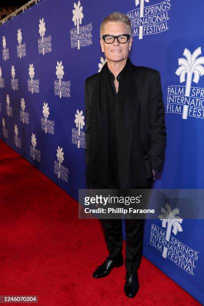 Harry Hamlin attends the Premiere Screening of Paramount Pictures' "80 For Brady" at the 34th Annual Palm Springs International Film Festival on...