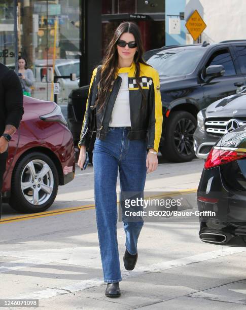 Kendall Jenner is seen on January 07, 2023 in Los Angeles, California.