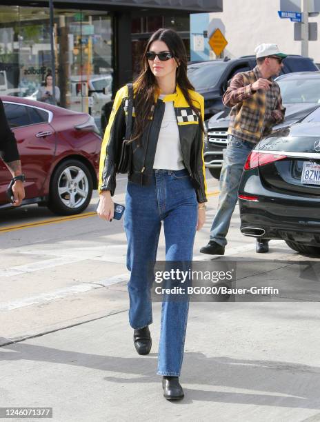 Kendall Jenner is seen on January 07, 2023 in Los Angeles, California.