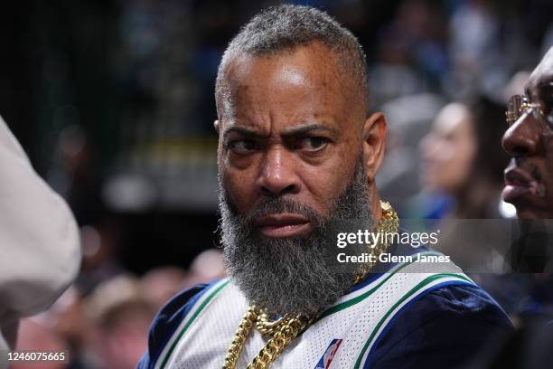The D.O.C. Attends the Dallas Mavericks game against the New Orleans Pelicans on January 7, 2023 at the American Airlines Center in Dallas, Texas....