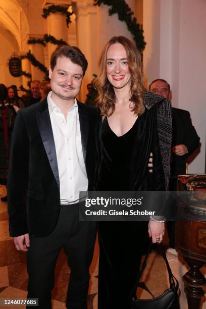 Gabor Mandoki and his girlfriend Sophie during the celebration of Leslie Mandoki's 70th birthday, 40 years Red Rock Studios and 30 years Mandoki...