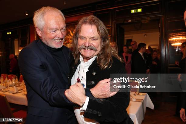 Klaus Schueler, Leslie Mandoki during the celebration of Leslie Mandoki's 70th birthday, 40 years Red Rock Studios and 30 years Mandoki Soulmates...