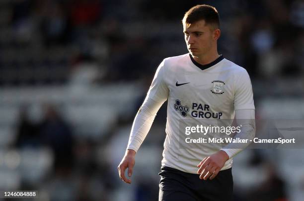 Preston North End's Ben Woodburn during the Emirates FA Cup Third Round match between Preston North End and Huddersfield Town at Deepdale on January...