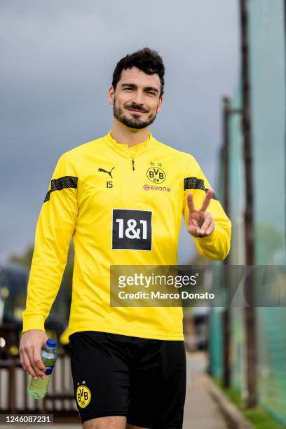Mats Hummels of Borussia Dortmund during the third day of the Marbella training camp on January 8, 2023 in Marbella, Spain.