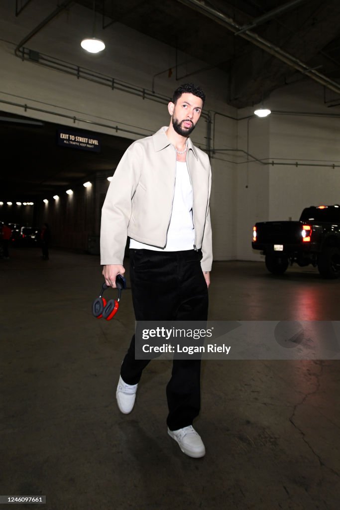 Austin Rivers Wolves Austin Rivers of the Minnesota Timberwolves arrives to the arena ...